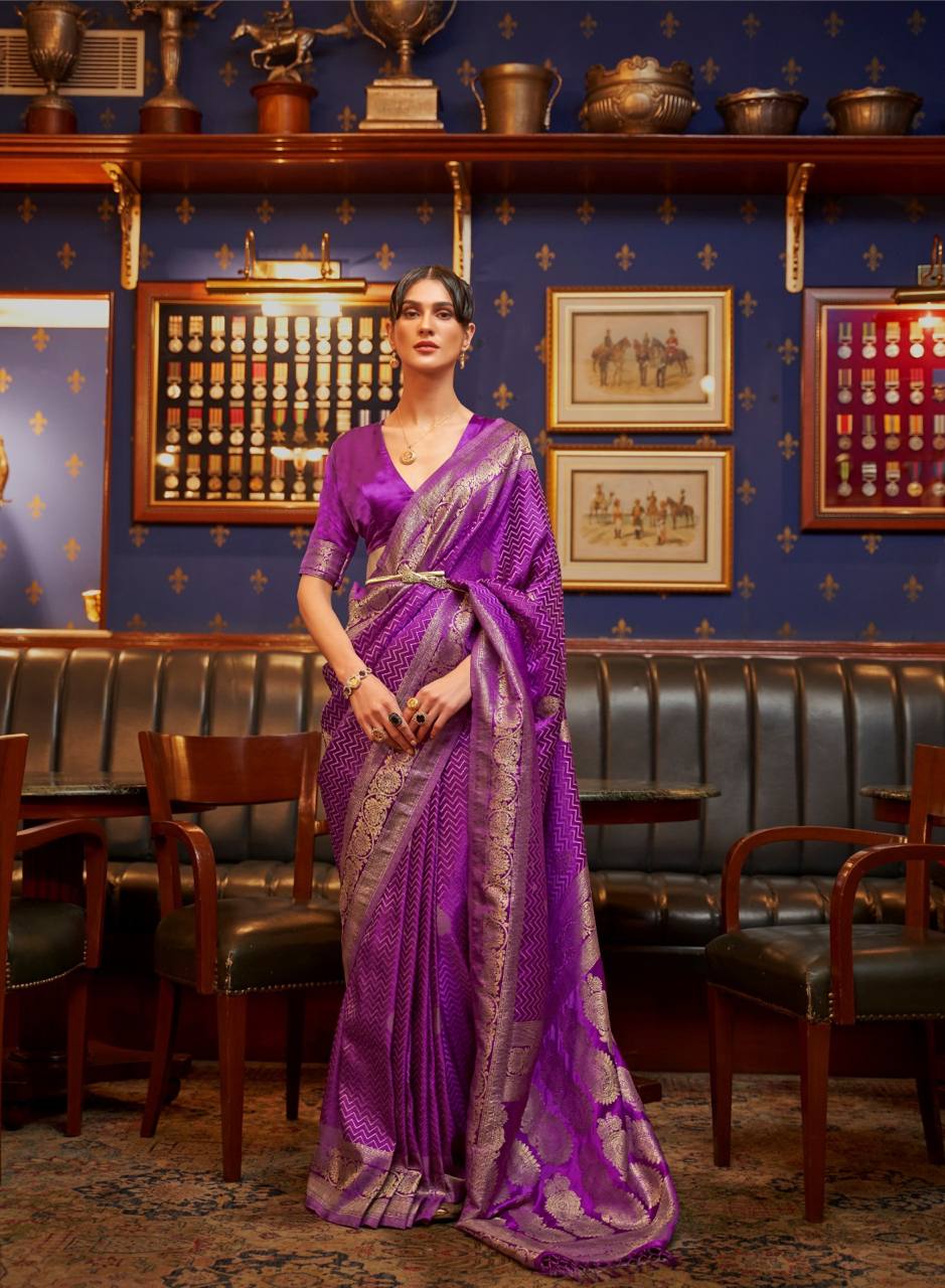 Pure Satin Weaving Silk Sarees