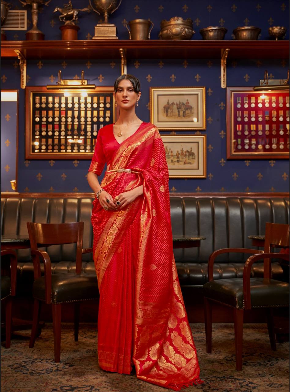 Pure Satin Weaving Silk Sarees