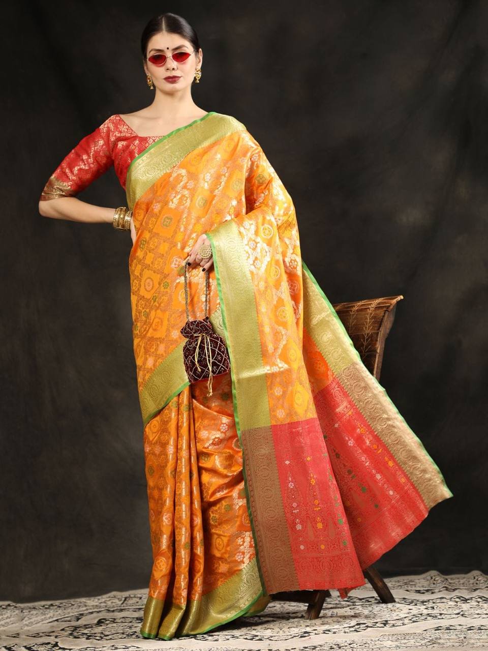 Soft Banarasi Silk Saree