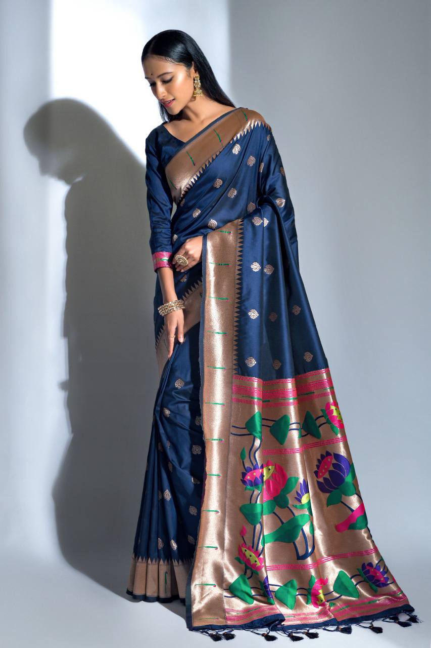 Banarasi Soft Silk Paithani Saree