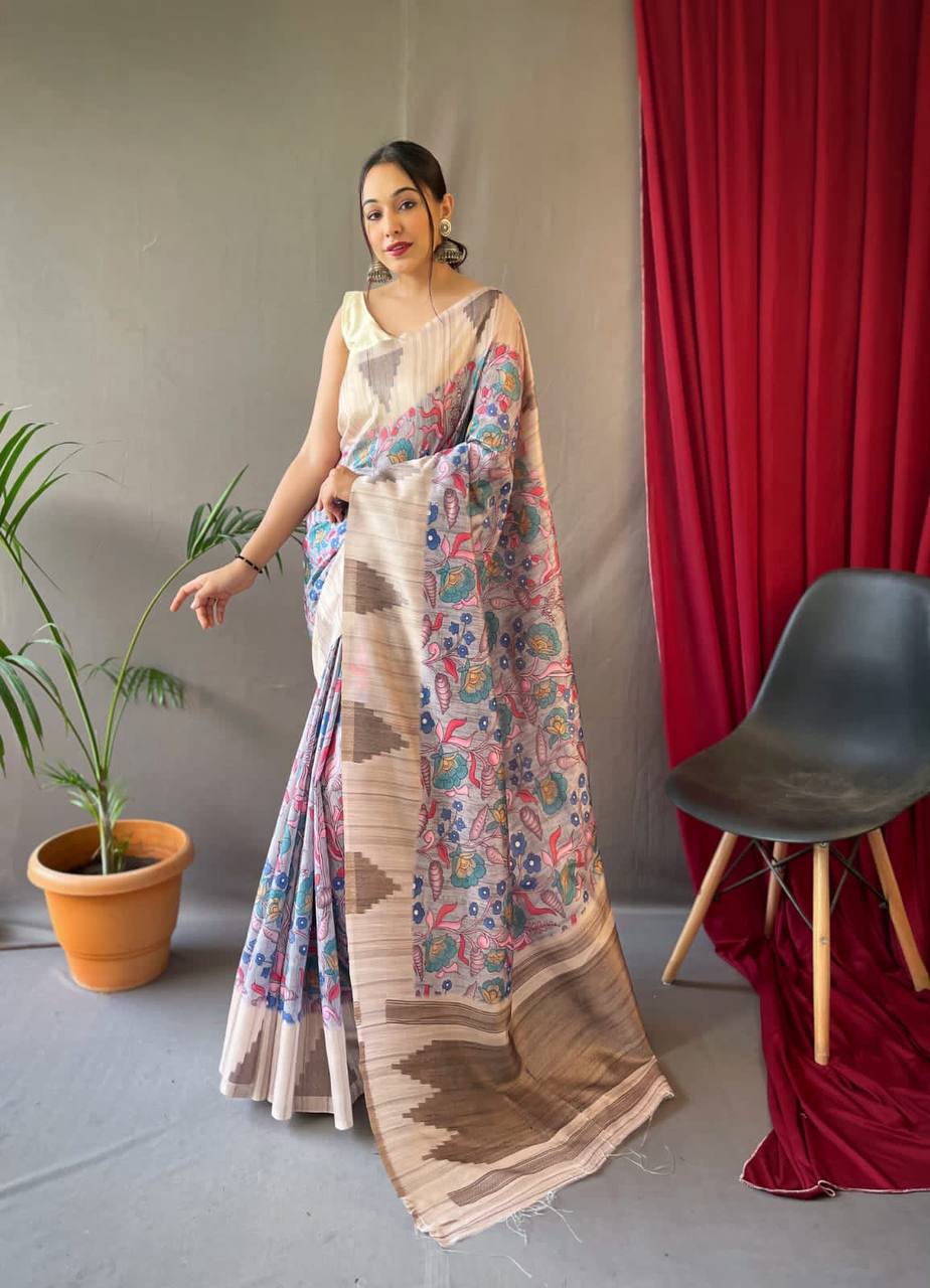 Tusser Sarees