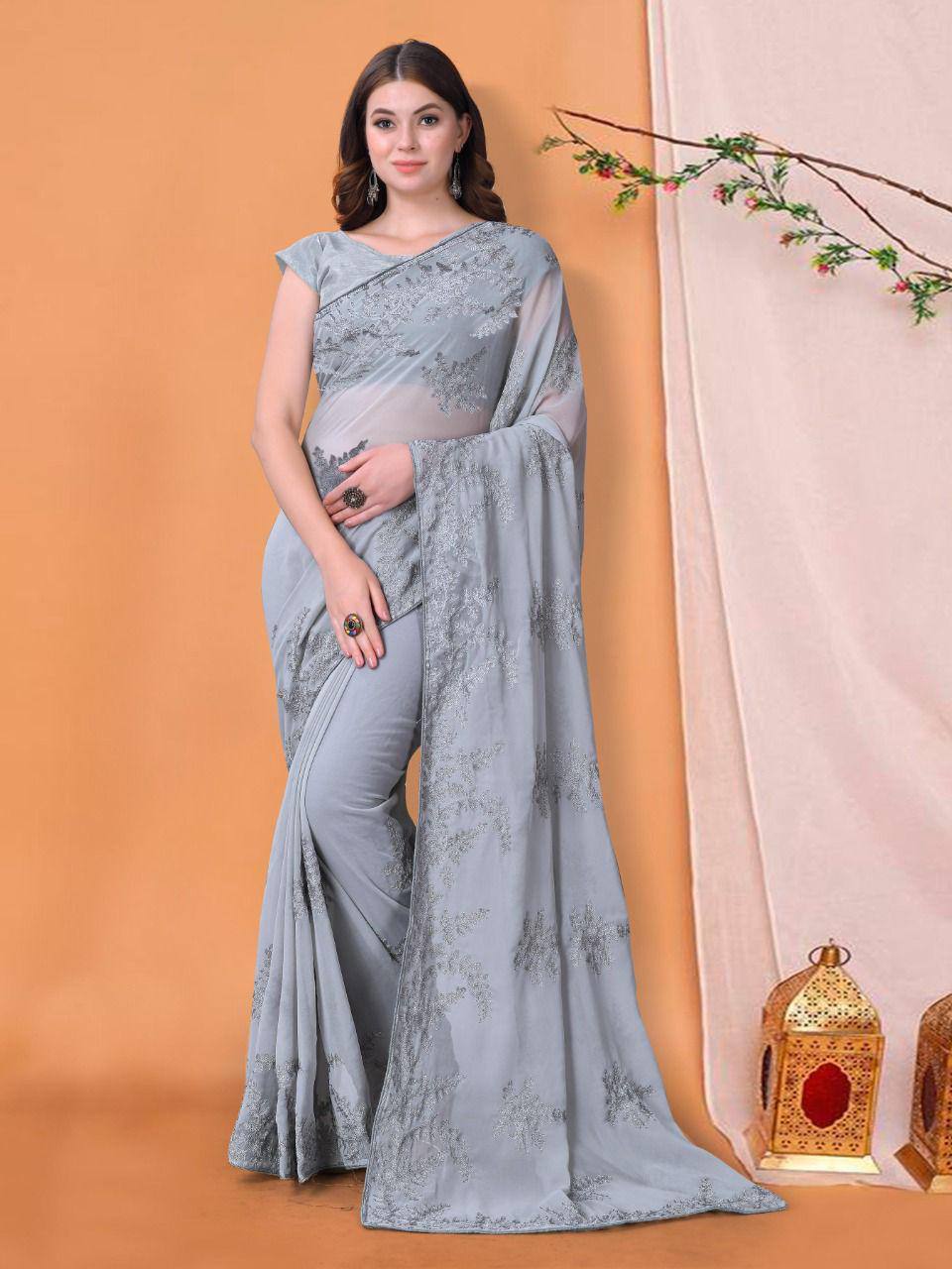 Georgette Saree