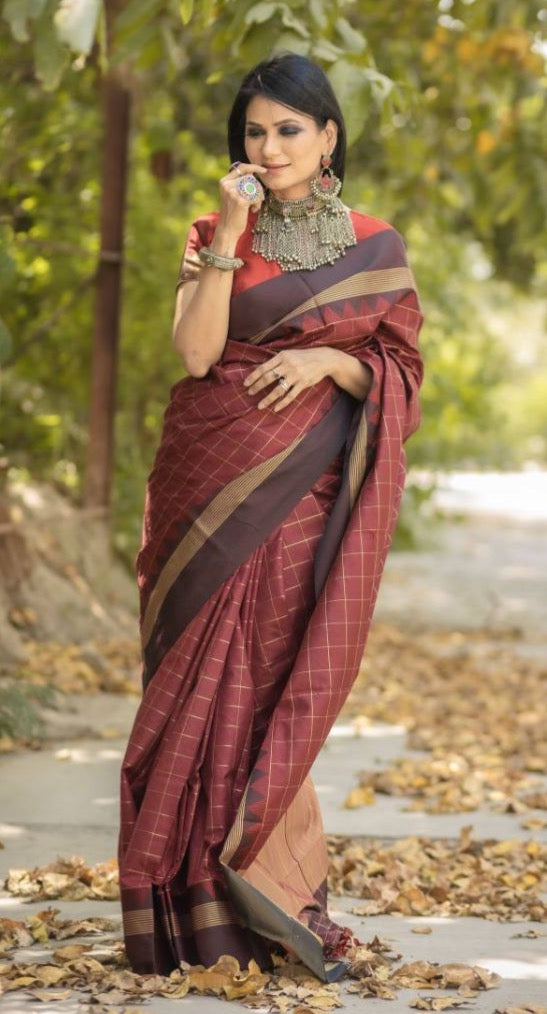Soft Raw Silk Saree