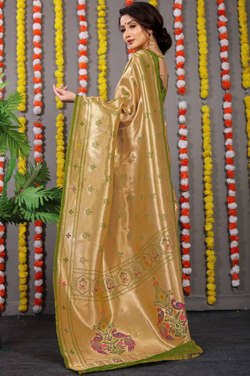 Paithani Pure Silk Handloom Saree