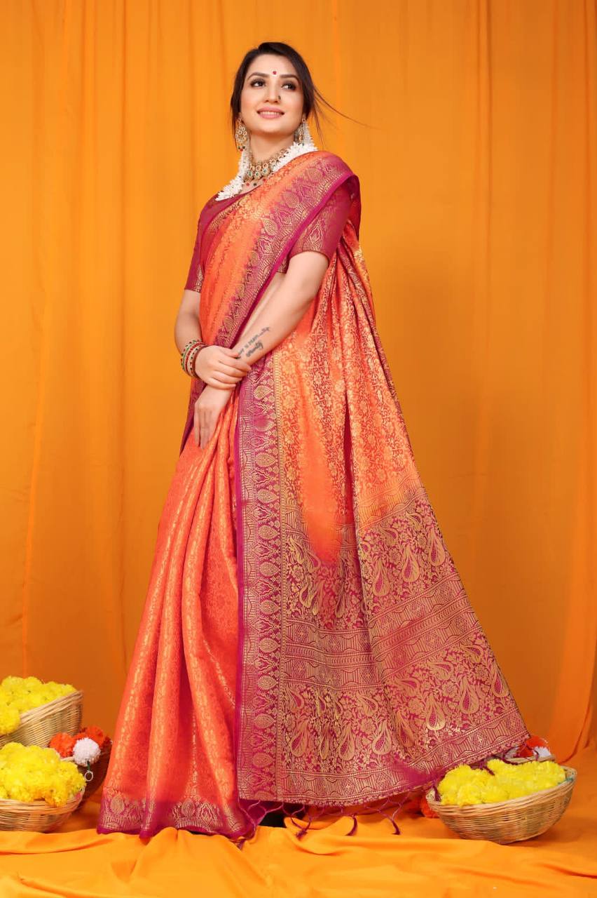 Pure Softly Silk Handloom Saree