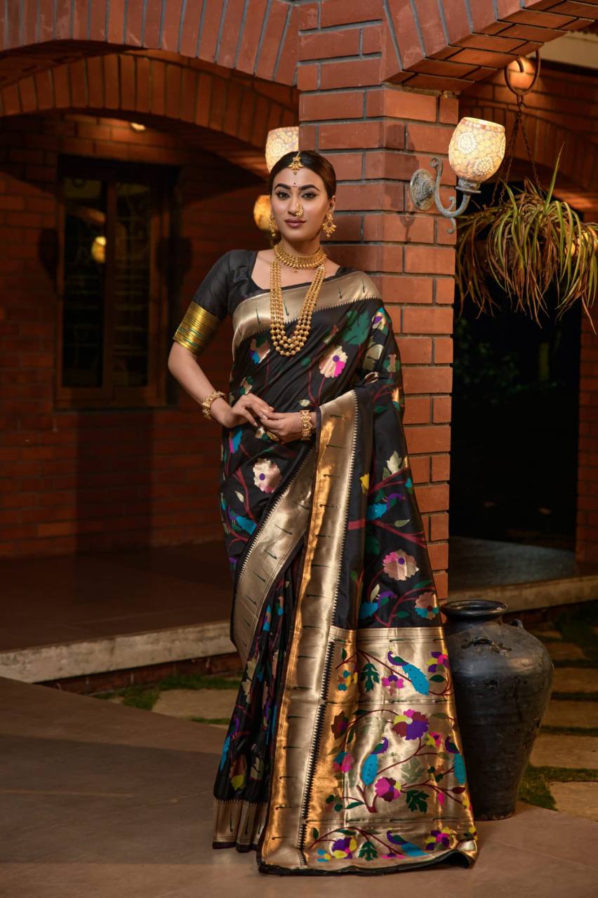 Paithani Pure Silk Handloom Saree