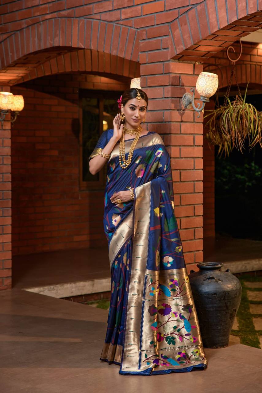 Paithani Pure Silk Handloom Saree