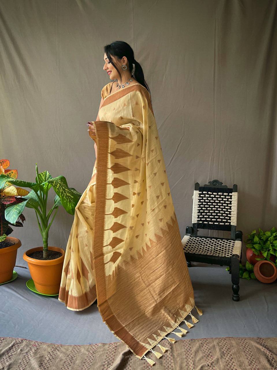 Cotton Slub Sarees