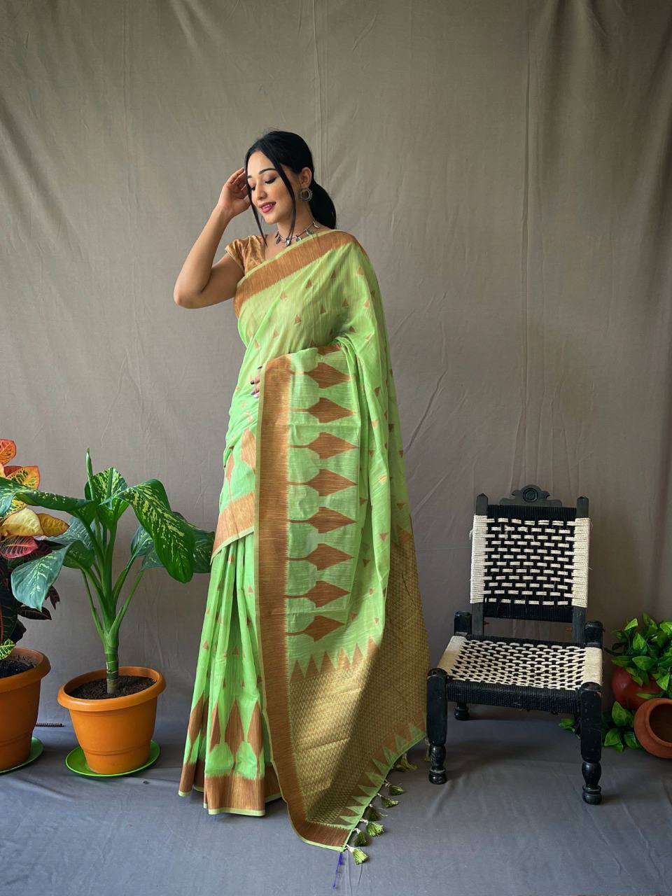 Cotton Slub Sarees