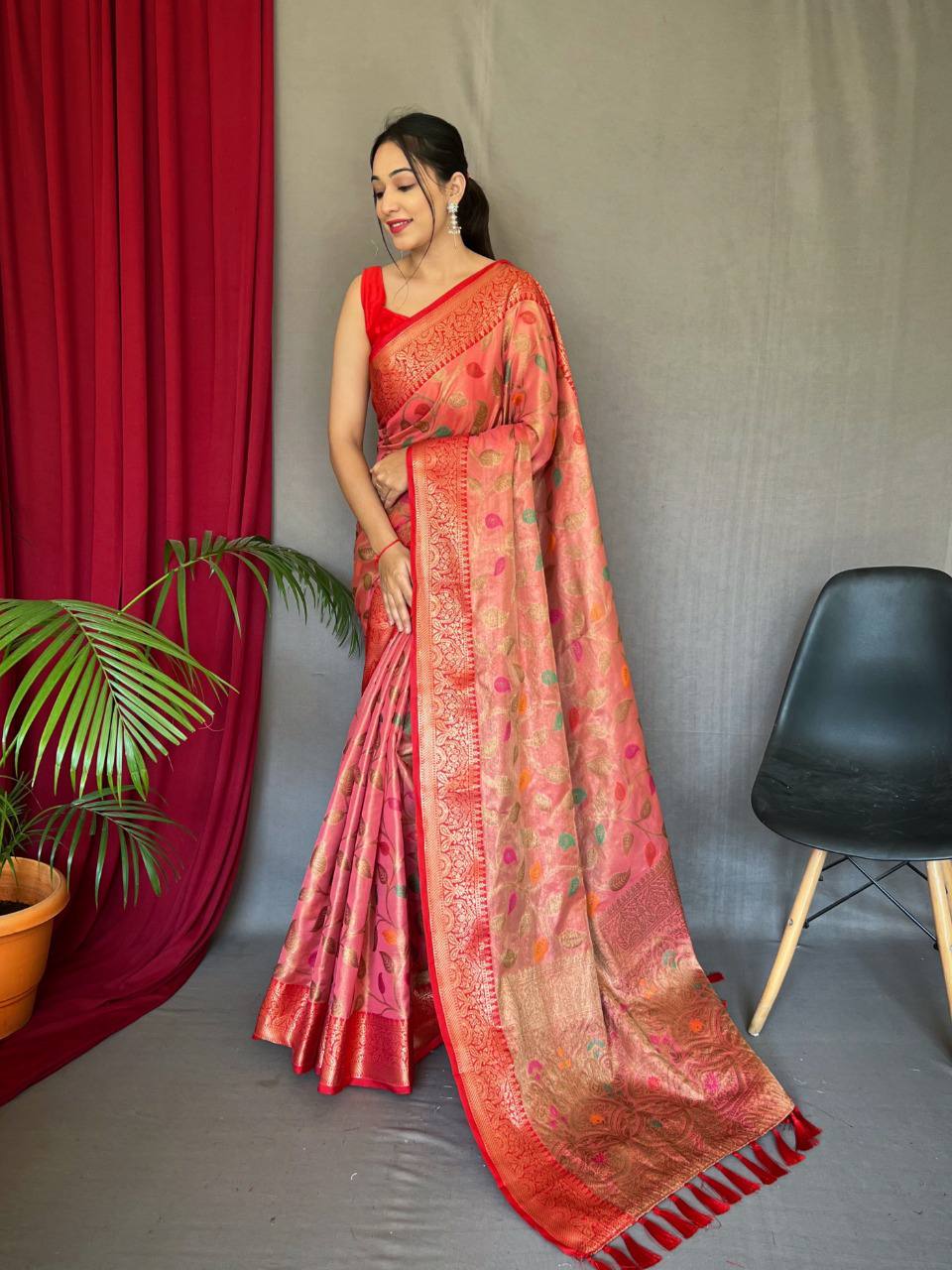 PURE TISSUE SILK SAREE