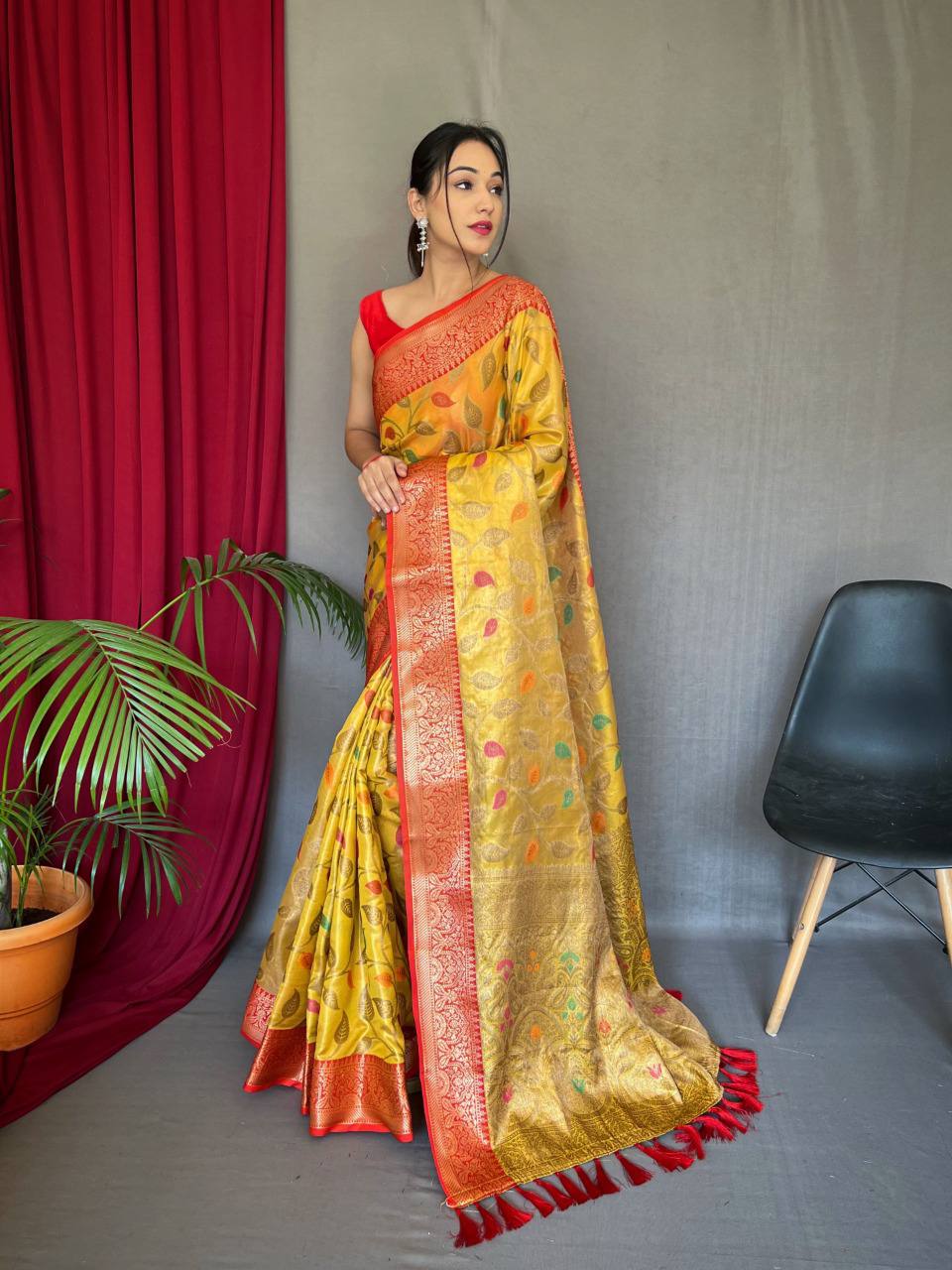 PURE TISSUE SILK SAREE
