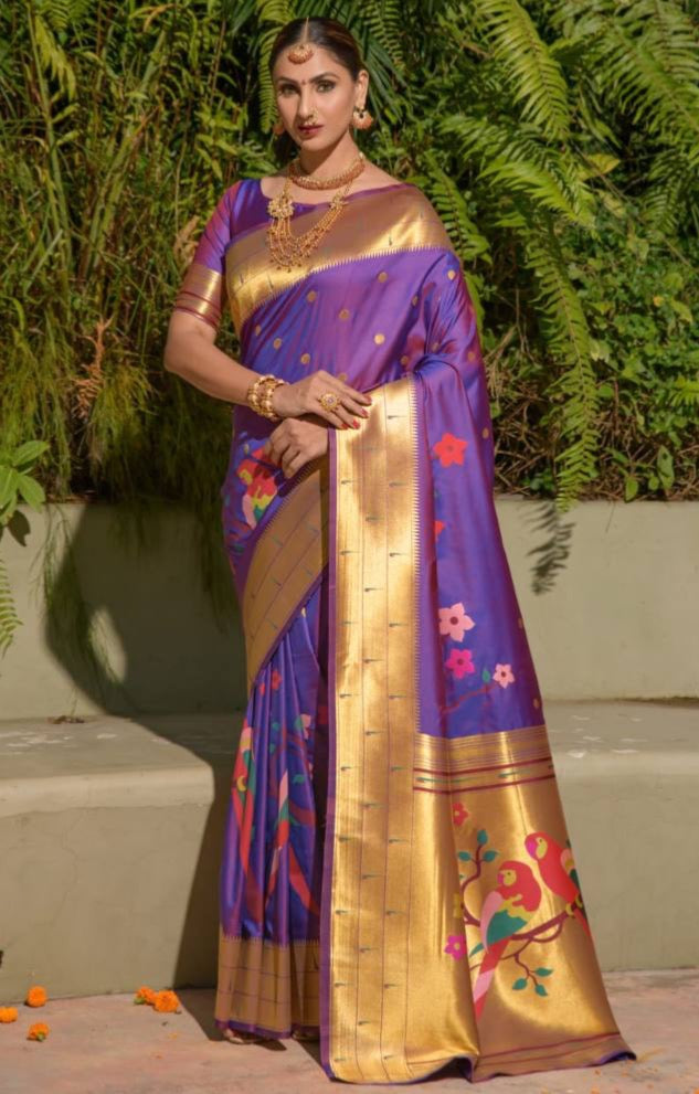 Paithani Pure Silk Handloom Saree