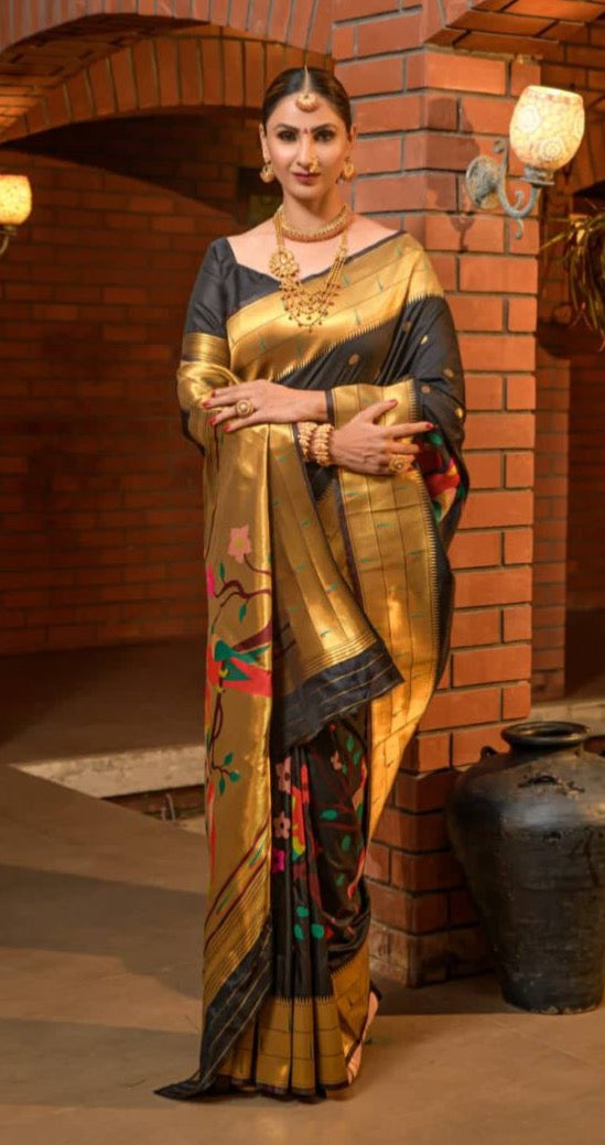 Paithani Pure Silk Handloom Saree