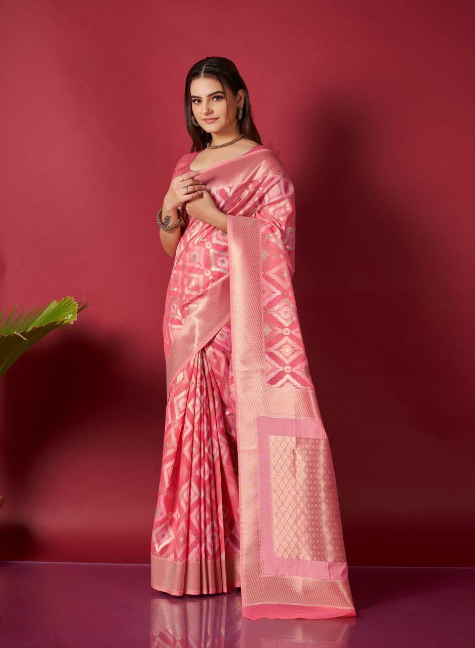 PRESENTING ORIGNAL LINEN SAREE