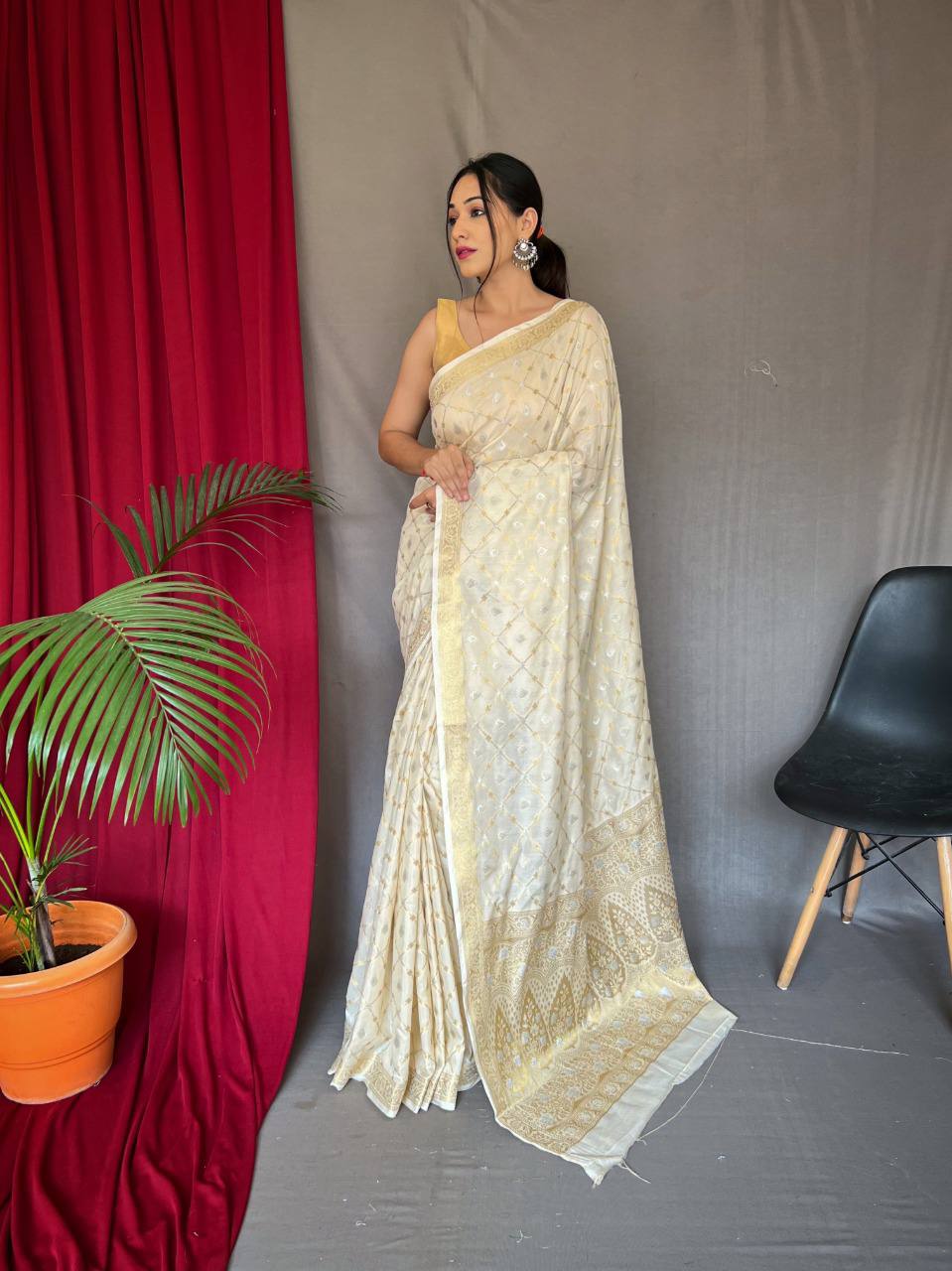 Pure Muslin Soft Silk Saree