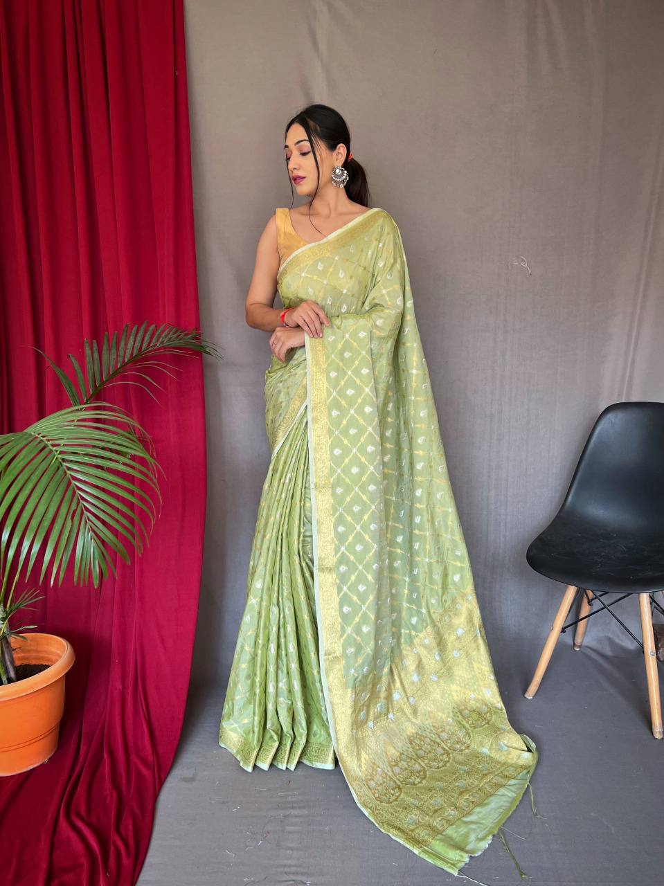 Pure Muslin Soft Silk Saree