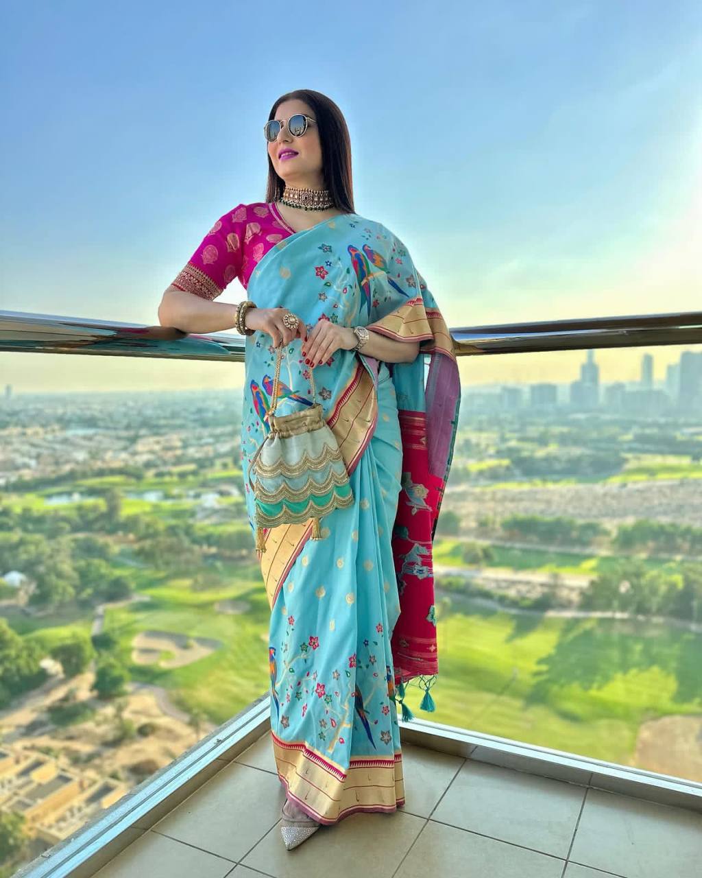Banarasi Soft Silk Paithani Saree