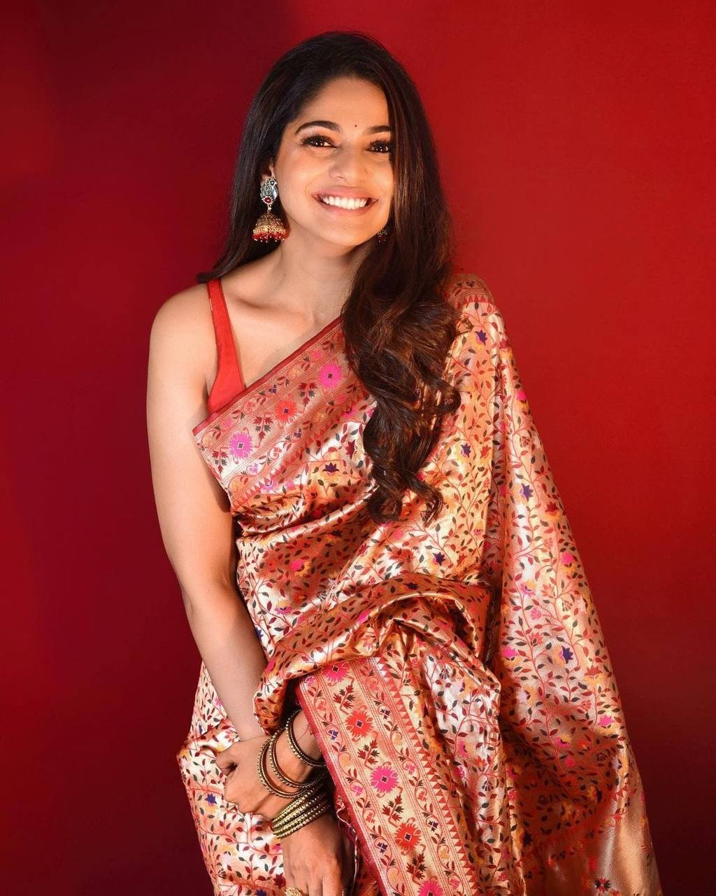 Paithani Silk Handloom Saree With Jari