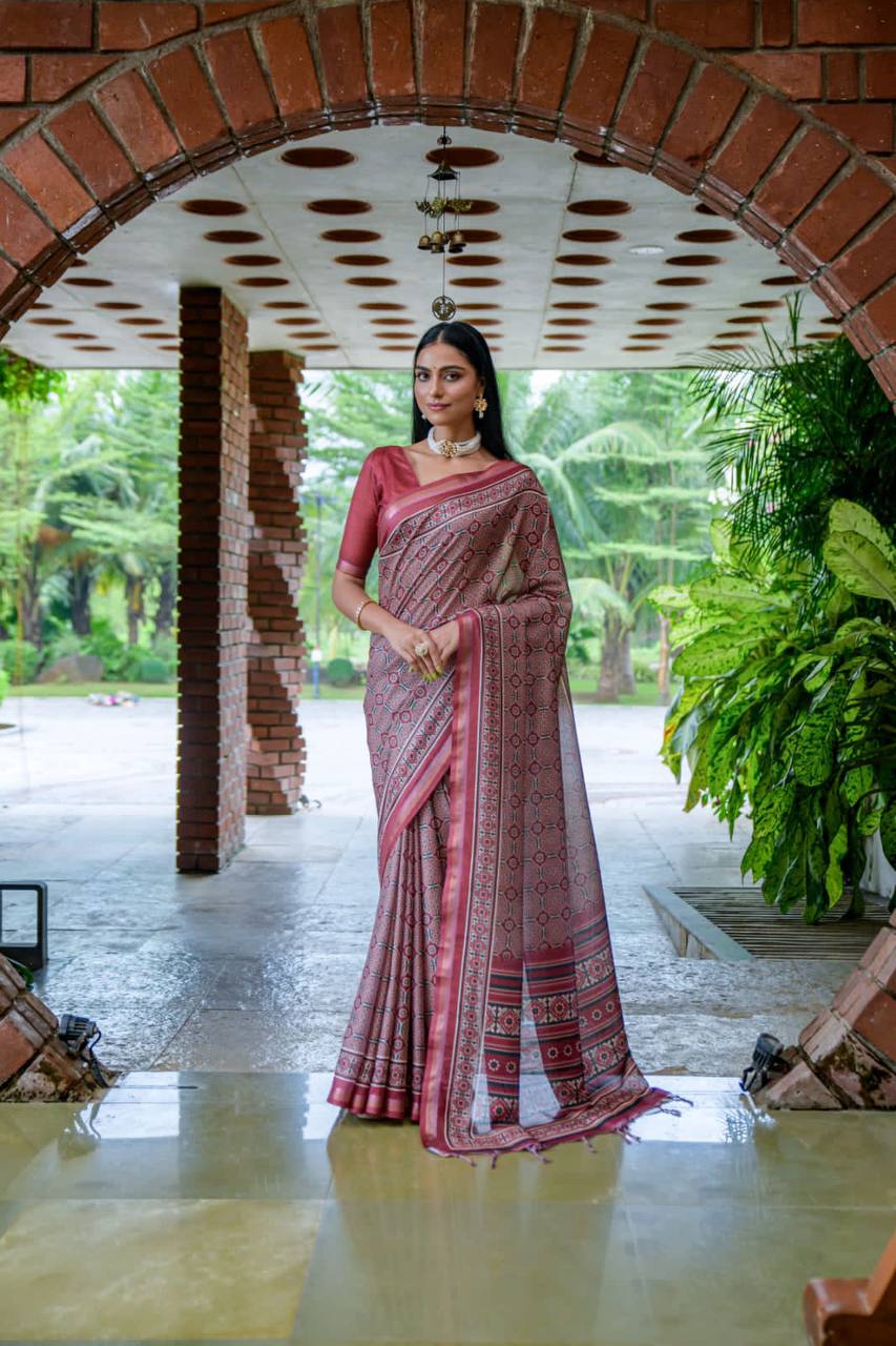 Tussar Silk Saree