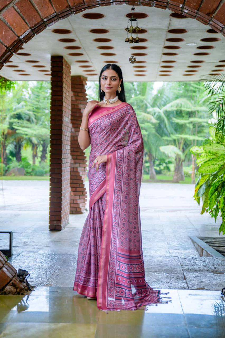 Tussar Silk Saree