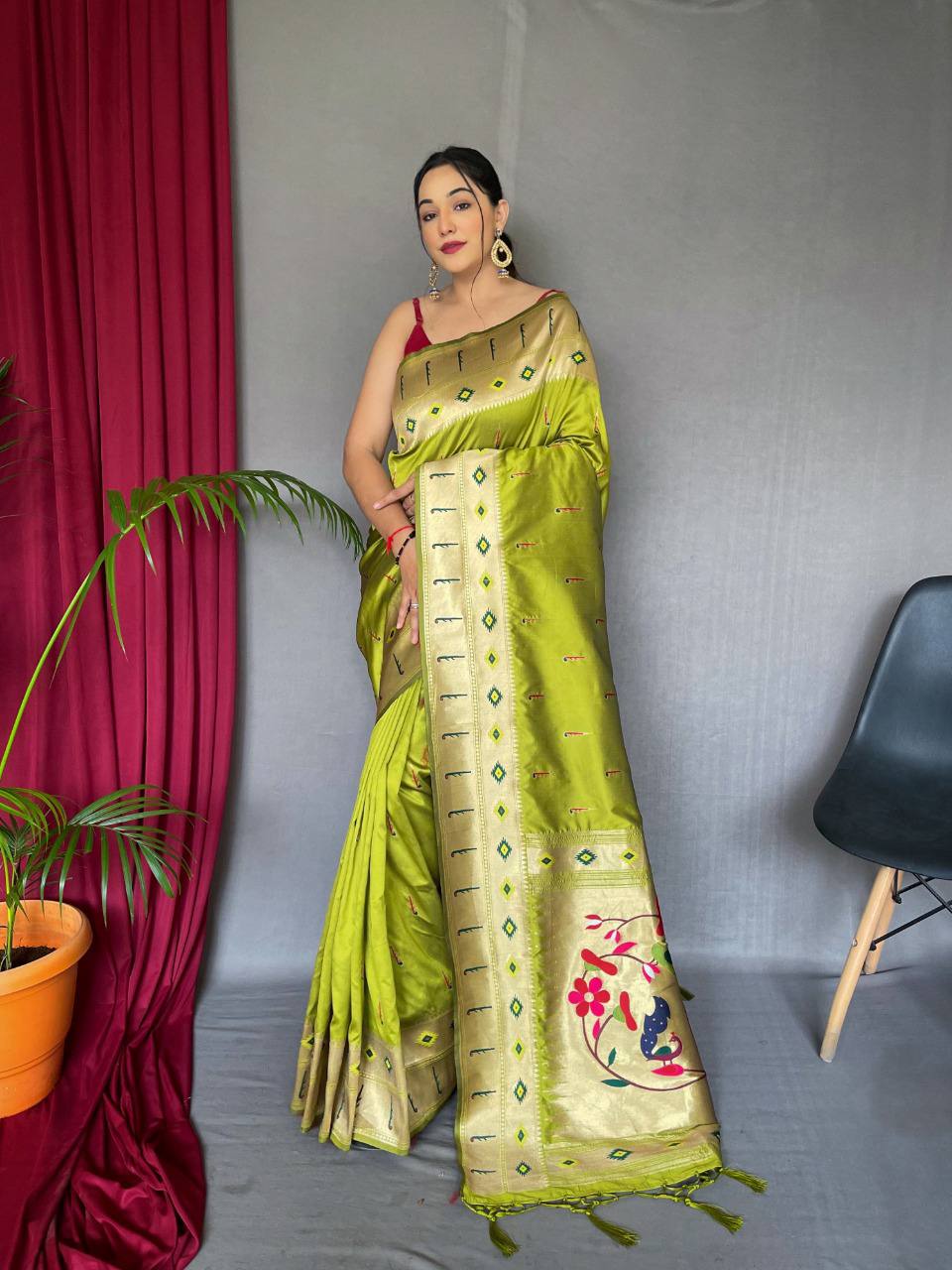 PURE PAITHANI SILK SAREE
