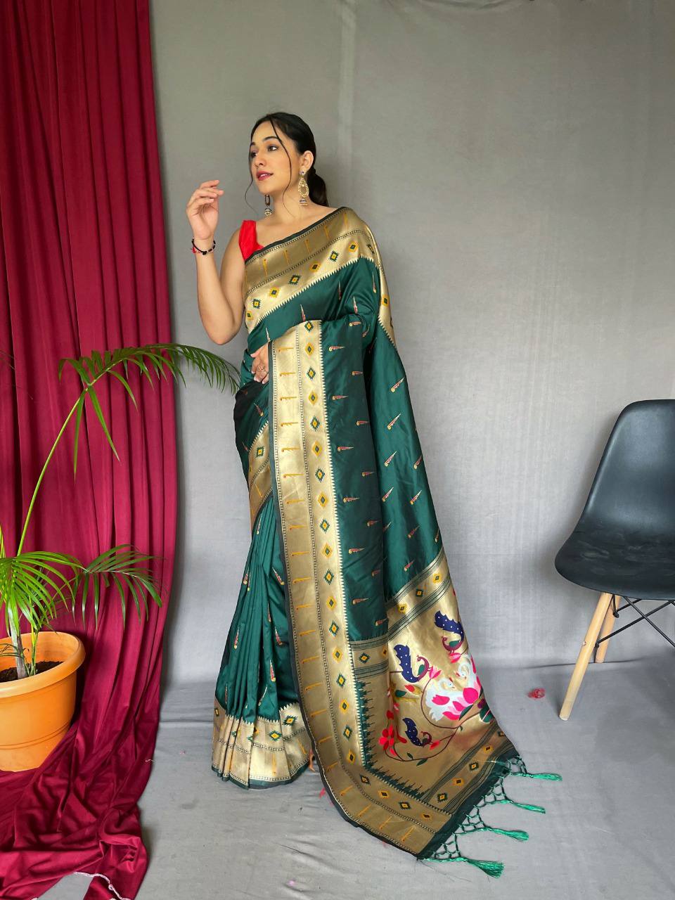 PURE PAITHANI SILK SAREE