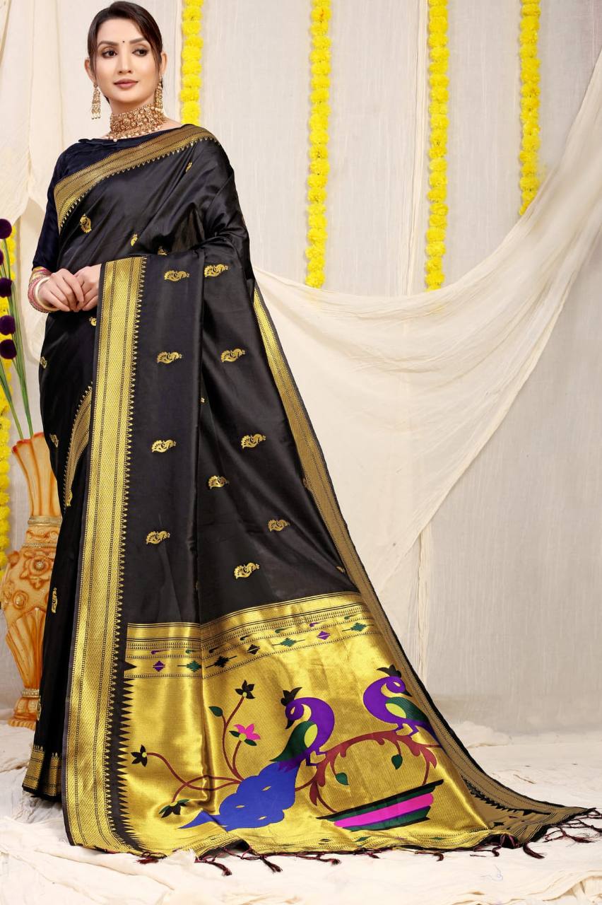 Paithani Pure Silk Handloom Saree