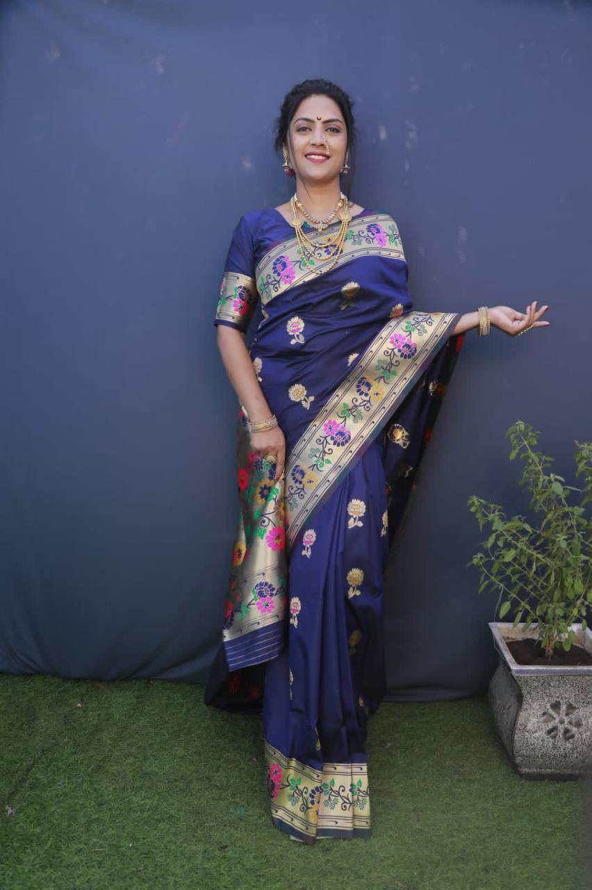 Paithani Pure Silk Handloom Saree