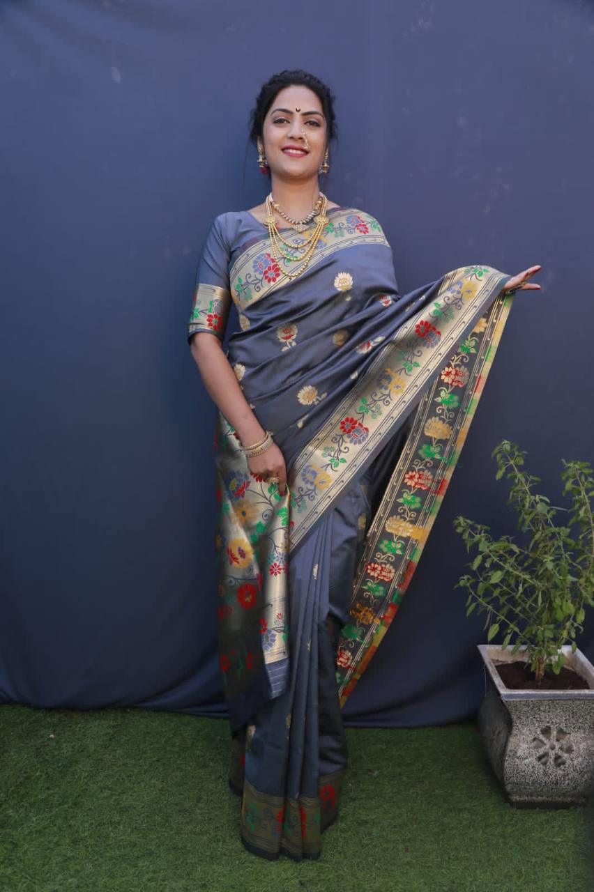 Paithani Pure Silk Handloom Saree