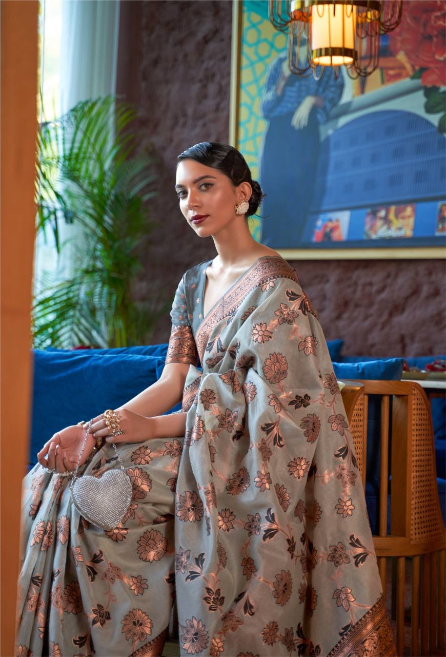 Soft Craft Linen Silk Saree