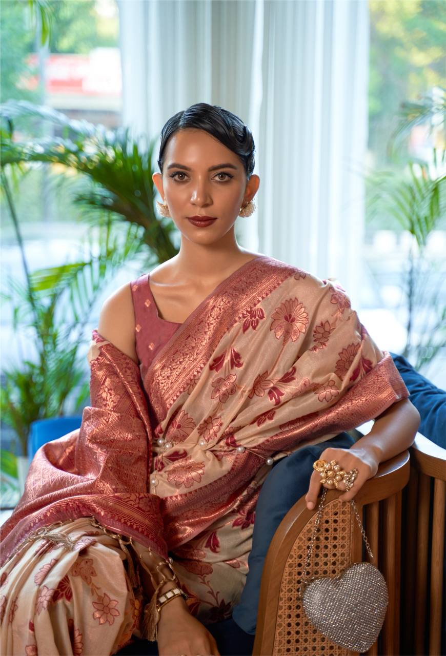 Soft Craft Linen Silk Saree