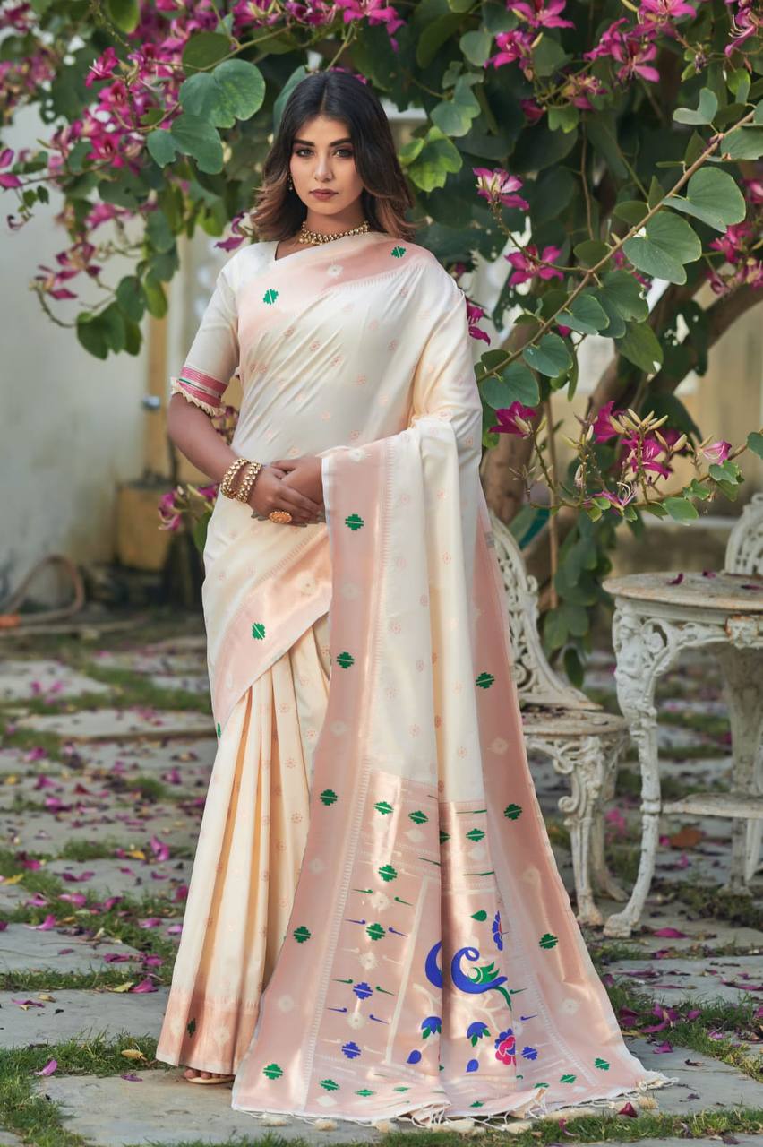 Banarasi Soft Silk Paithani Saree