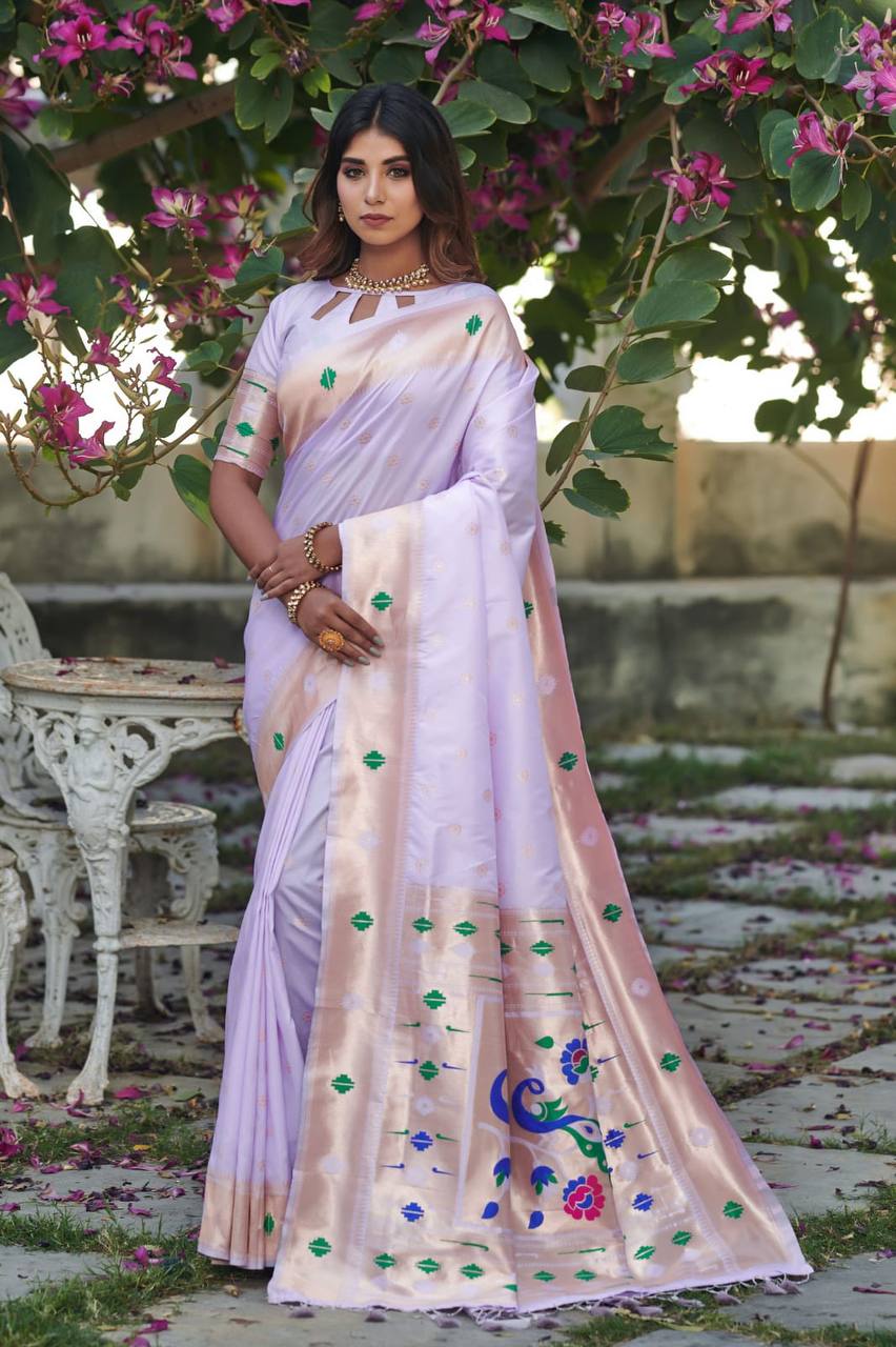 Banarasi Soft Silk Paithani Saree