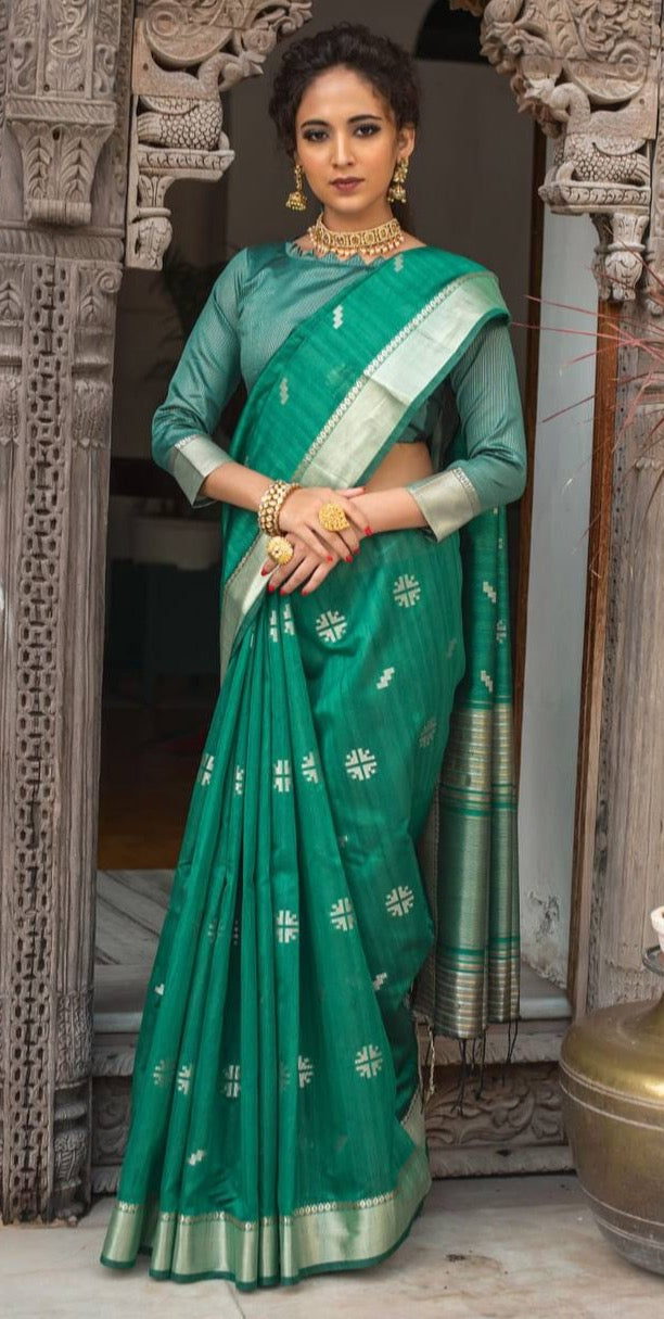 Tussar Silk Weaving Saree