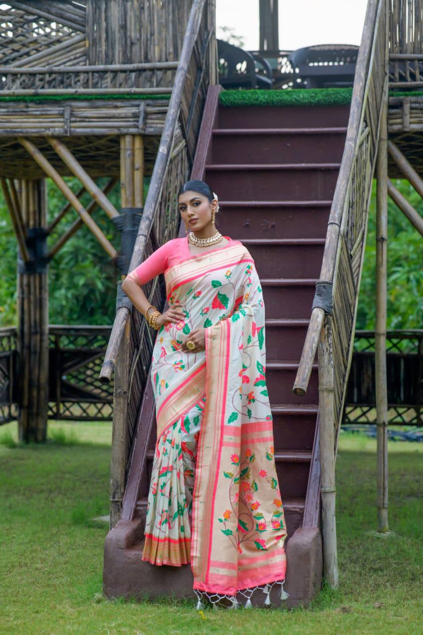 Banarasi Soft Silk Paithani Saree