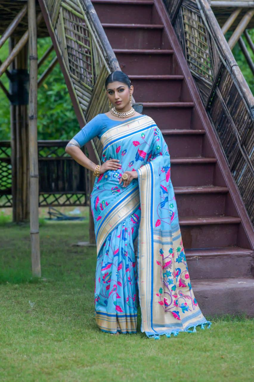 Banarasi Soft Silk Paithani Saree