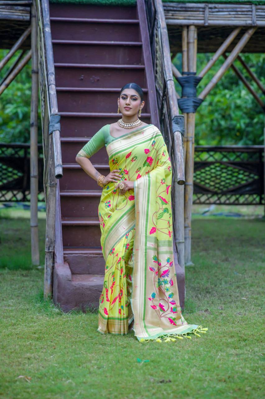 Banarasi Soft Silk Paithani Saree