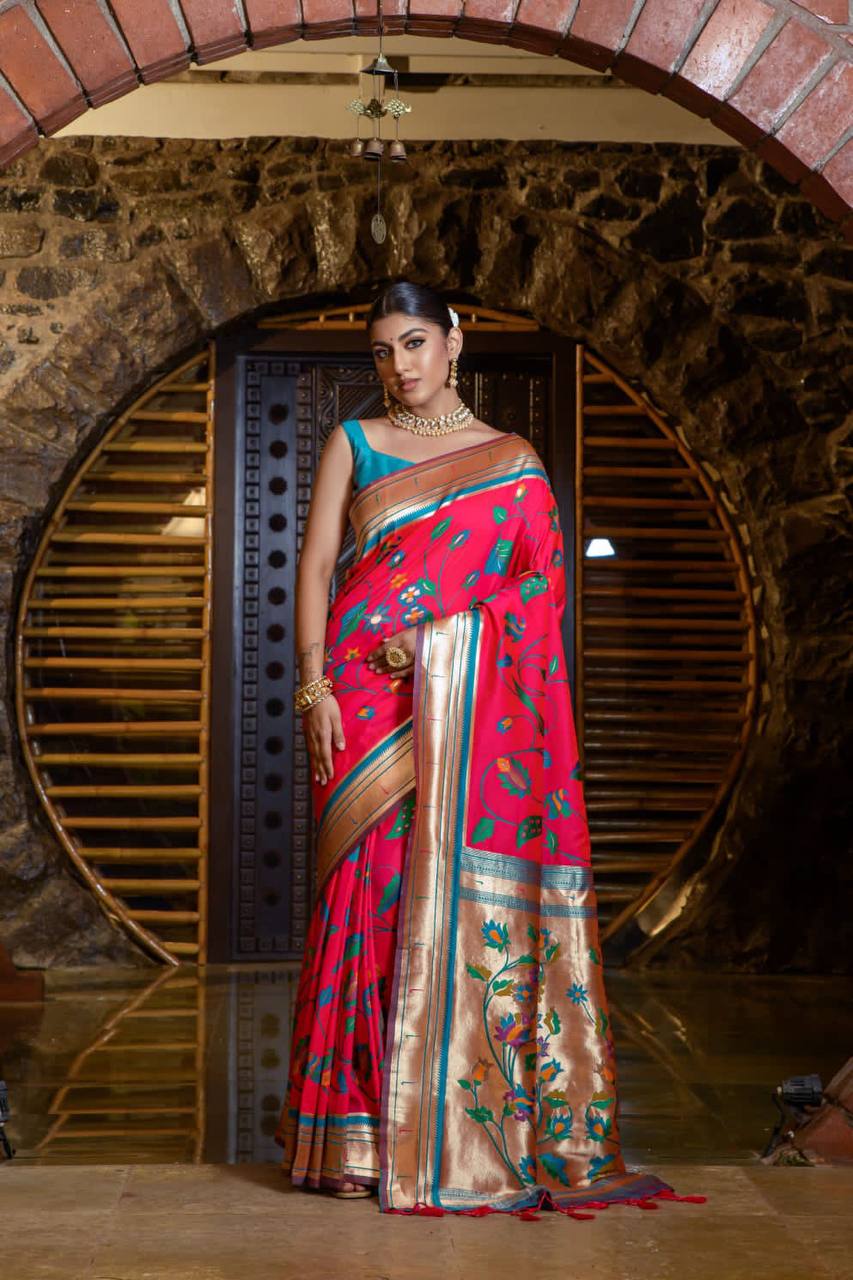 Banarasi Soft Silk Paithani Saree