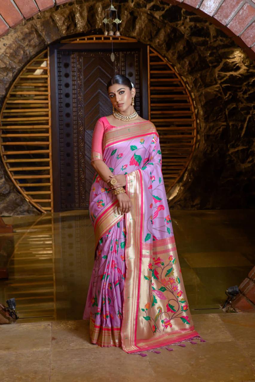 Banarasi Soft Silk Paithani Saree