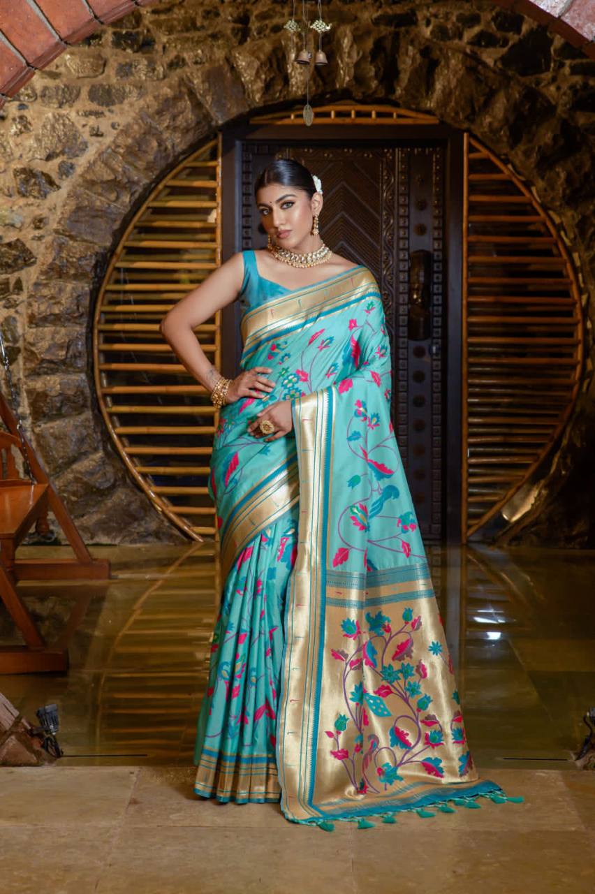 Banarasi Soft Silk Paithani Saree