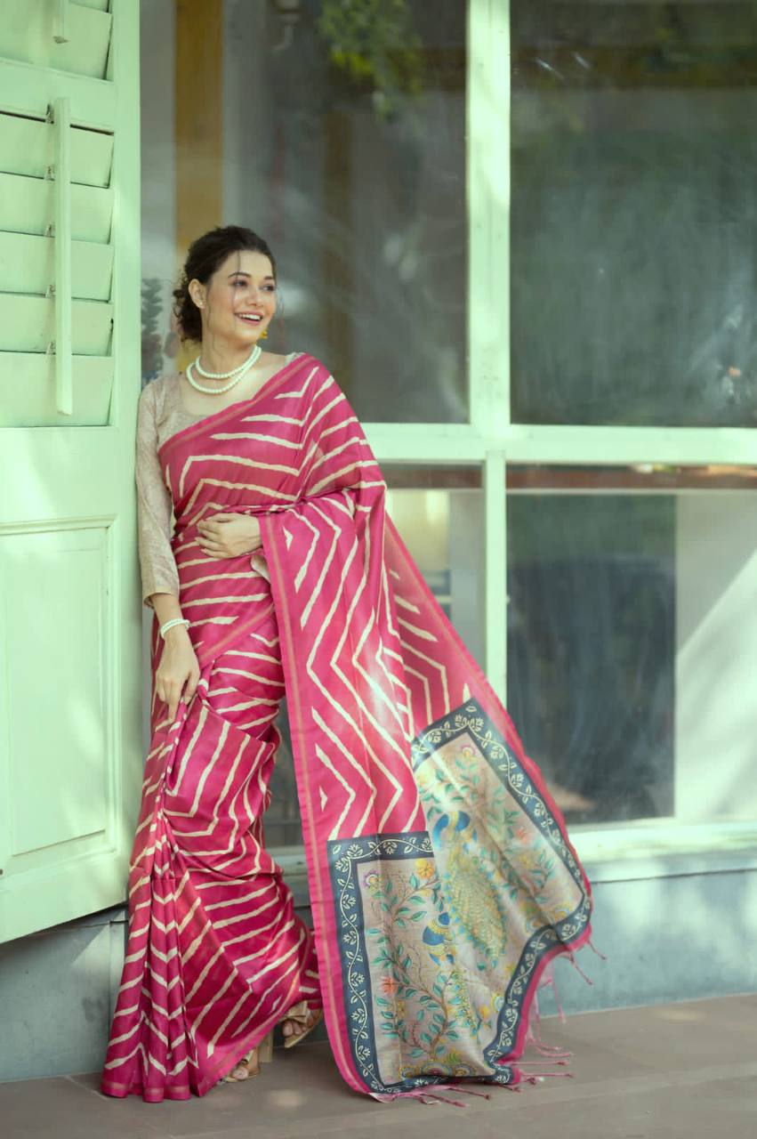 Tussar Silk Saree