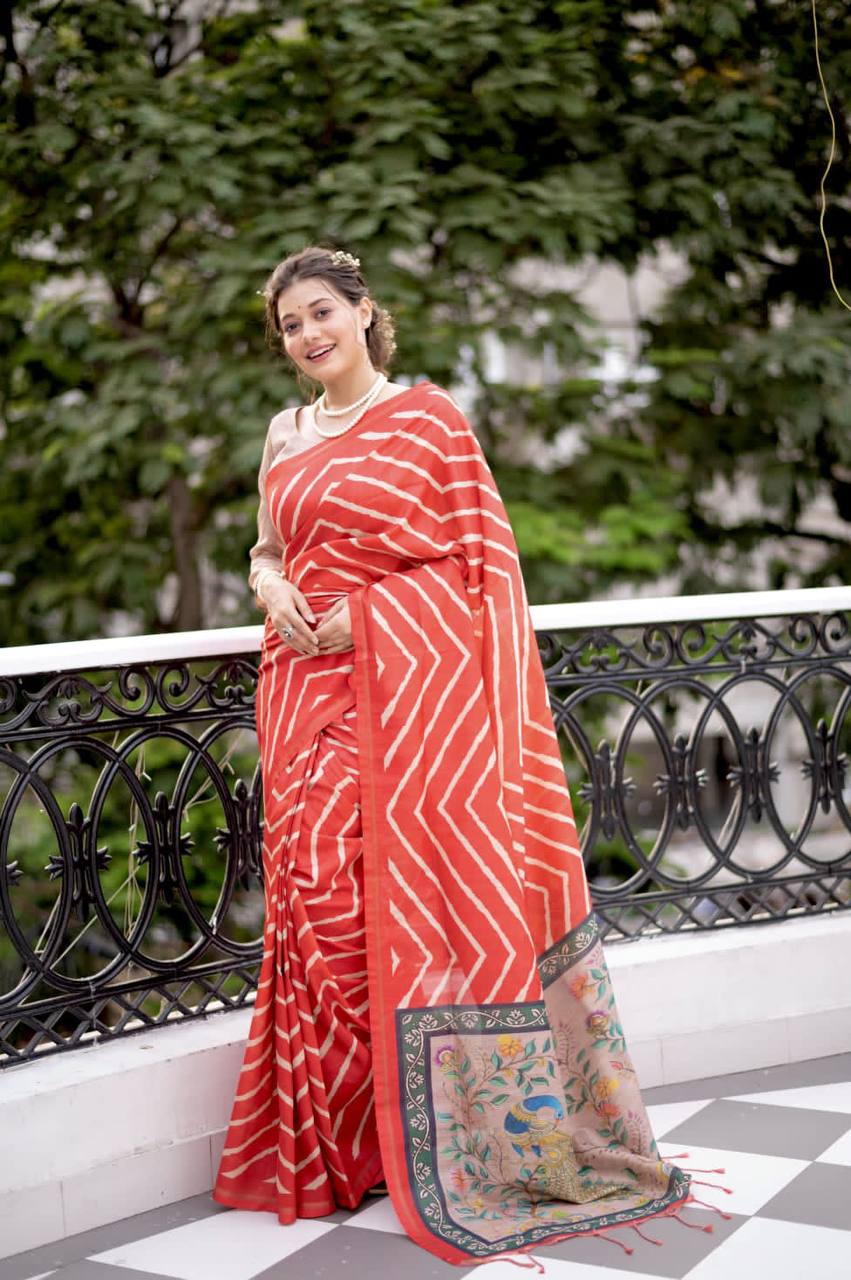 Tussar Silk Saree