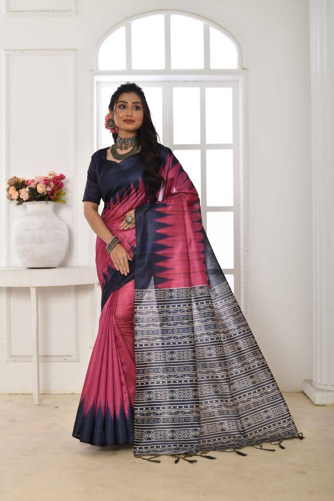 Soft Tussar Silk Saree