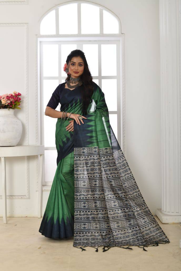 Soft Tussar Silk Saree