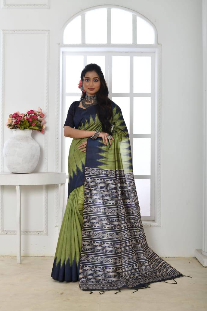Soft Tussar Silk Saree