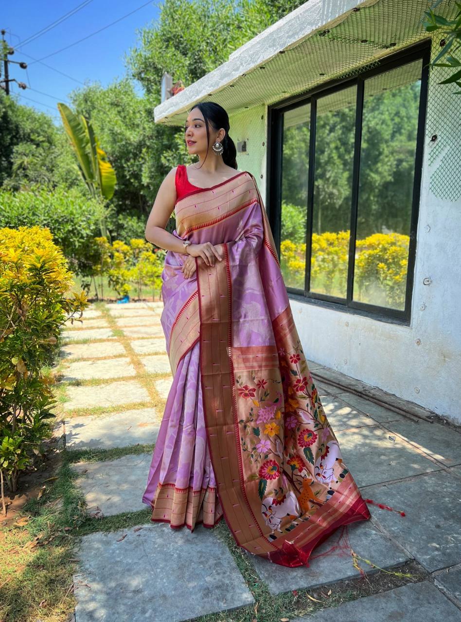 Pure Soft Paithani Silk Saree