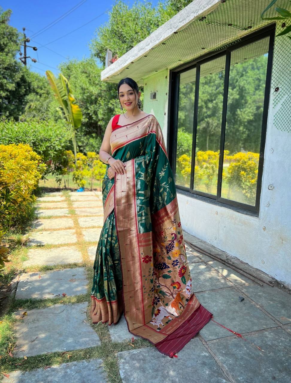Pure Soft Paithani Silk Saree