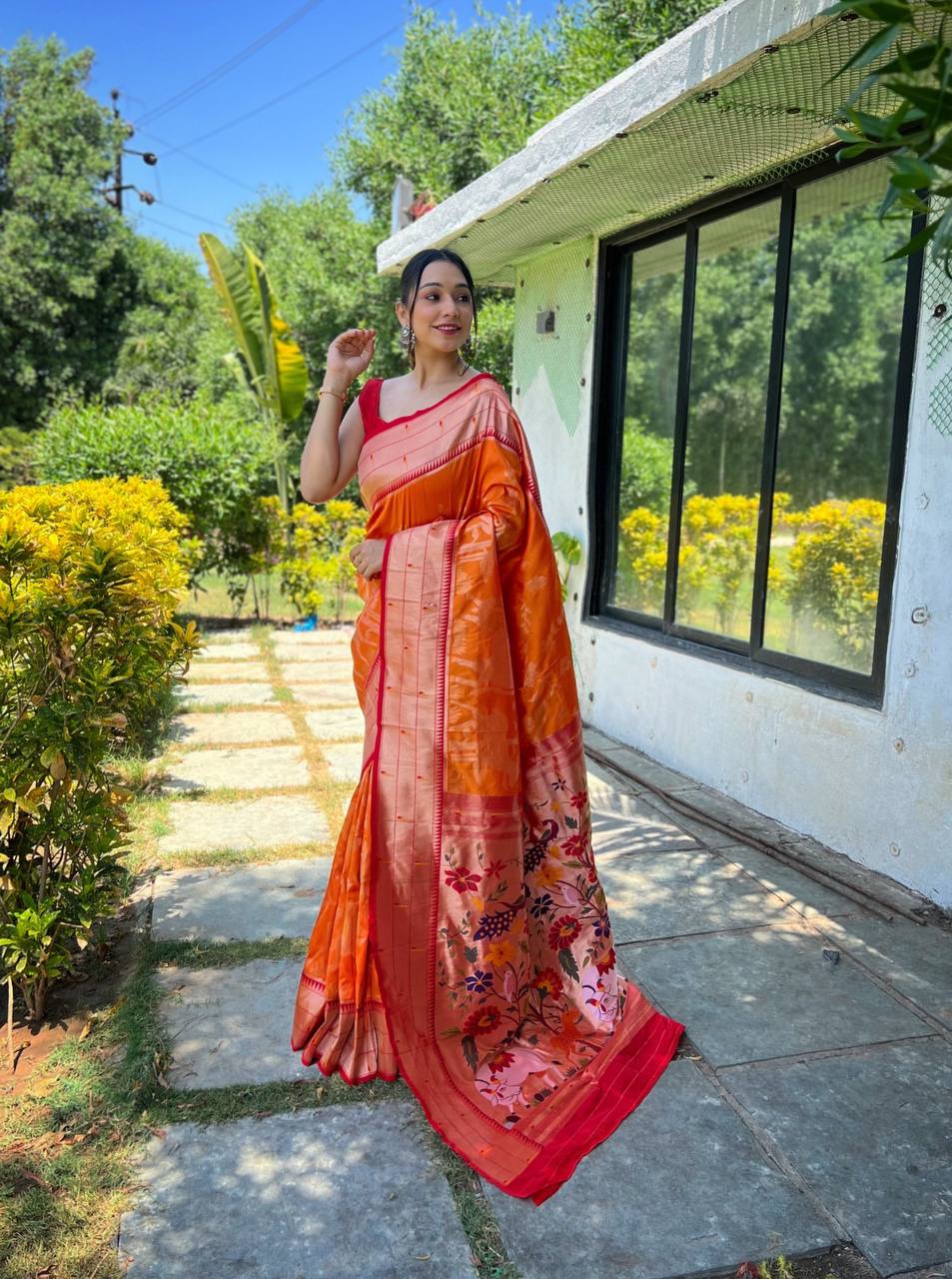 Pure Soft Paithani Silk Saree