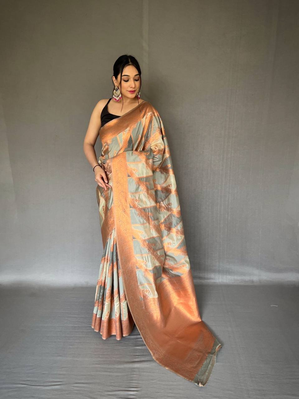 FIRST TIME EVER PURE TISSUE SILK SAREE