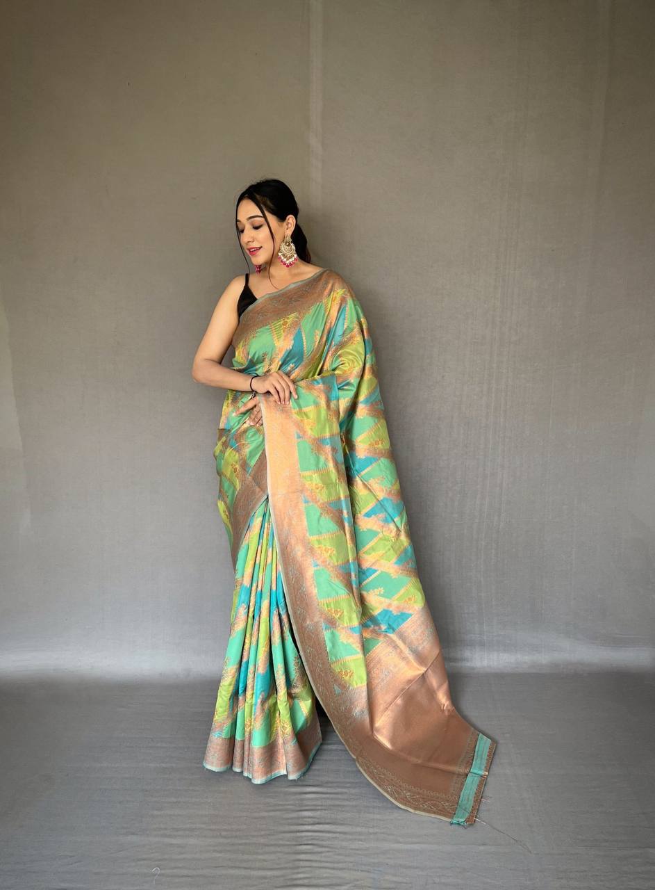 FIRST TIME EVER PURE TISSUE SILK SAREE